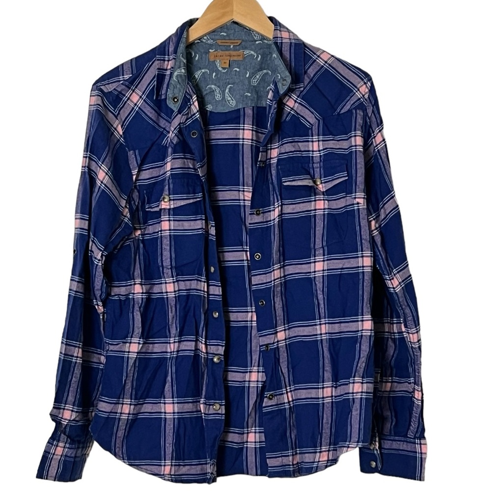 Jachs Girlfriend | Plaid throw on flannel casual button down shirt size …